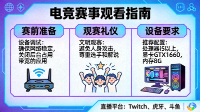 电竞赛事观看指南